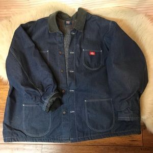 Dickies Denim Blanket Lined Chore Coat
